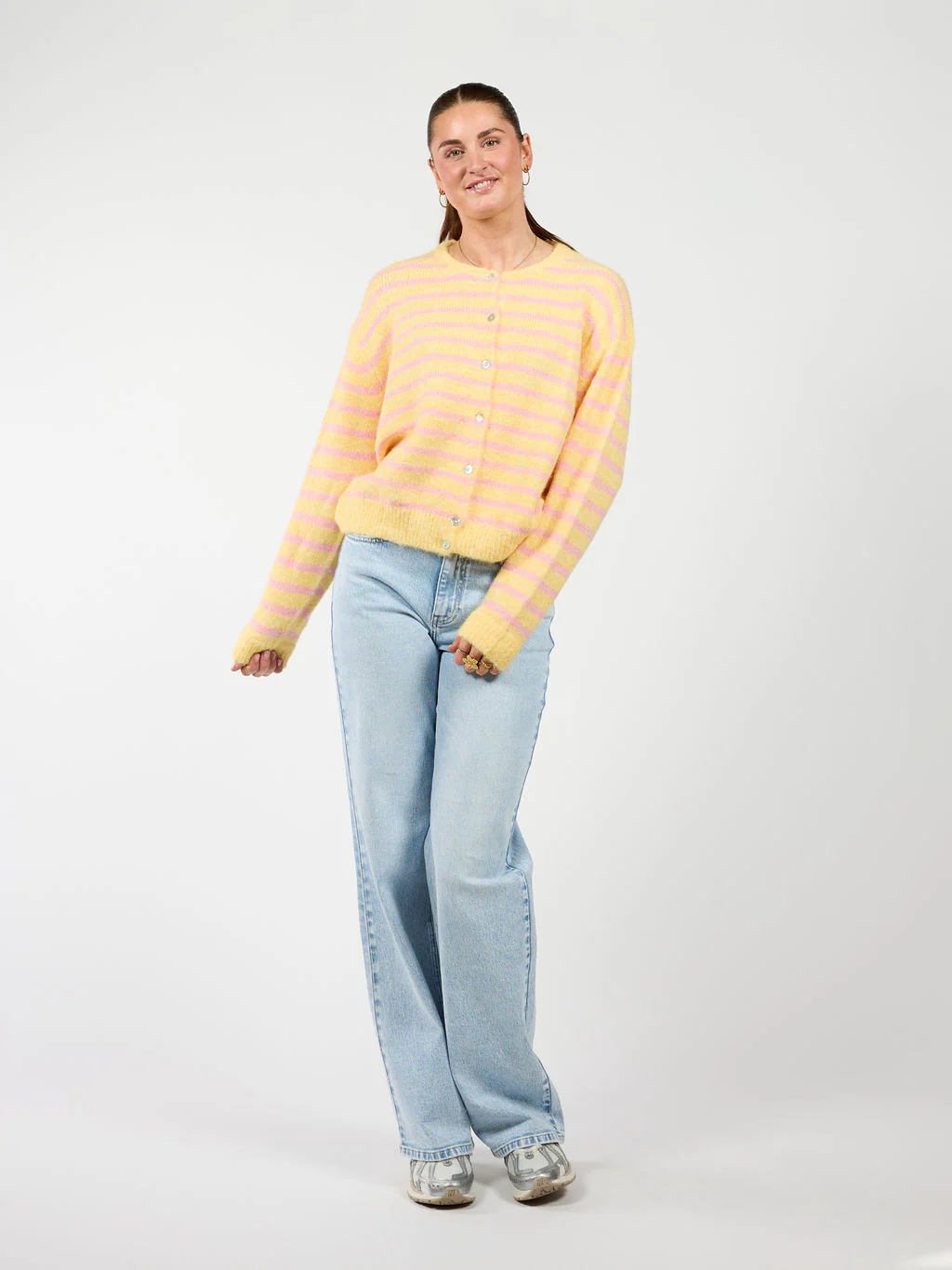 Vive Vest | Geel roze gestreept | Tall - Image 5