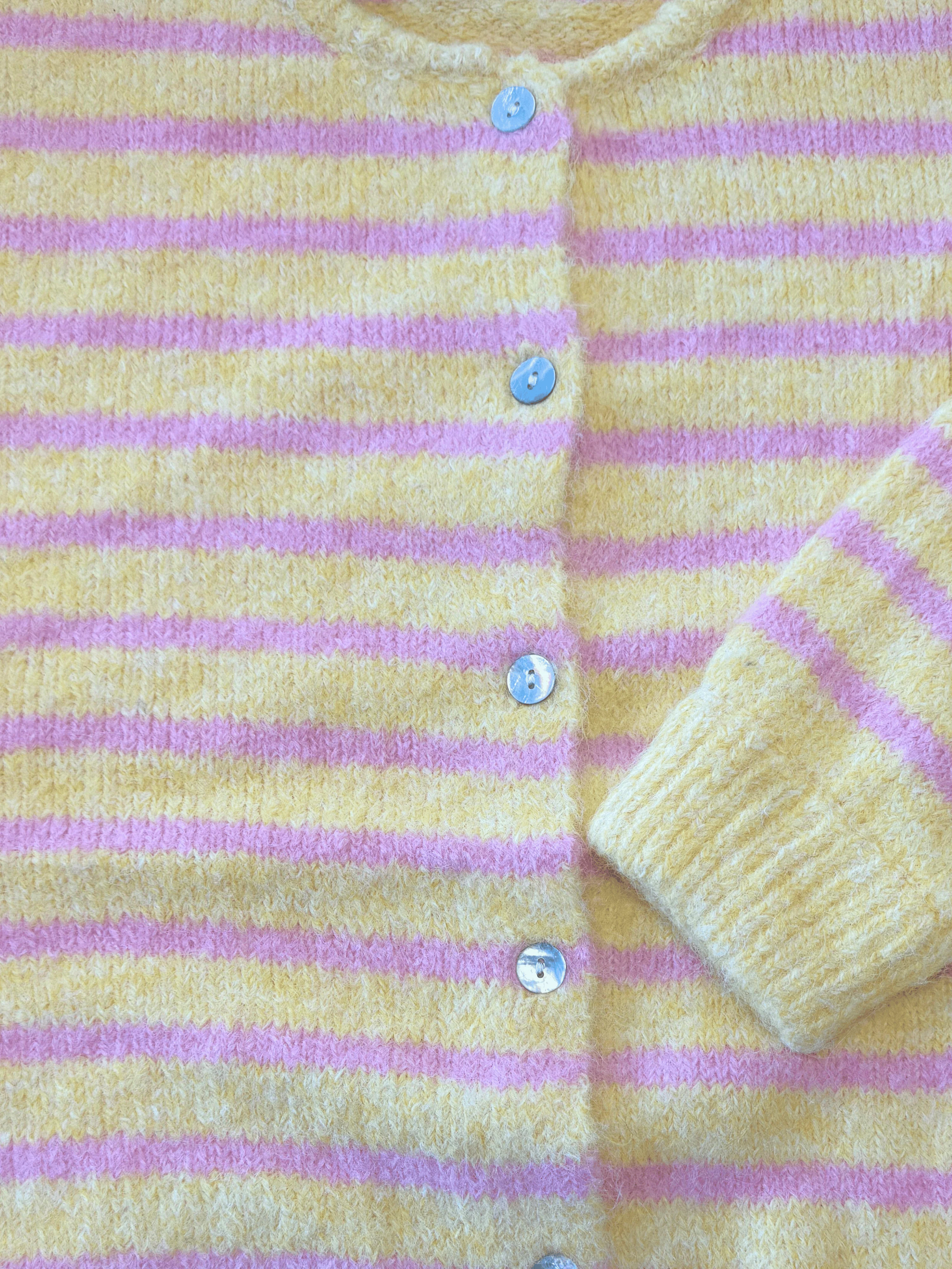 Vive Vest | Geel roze gestreept | Tall - Image 8