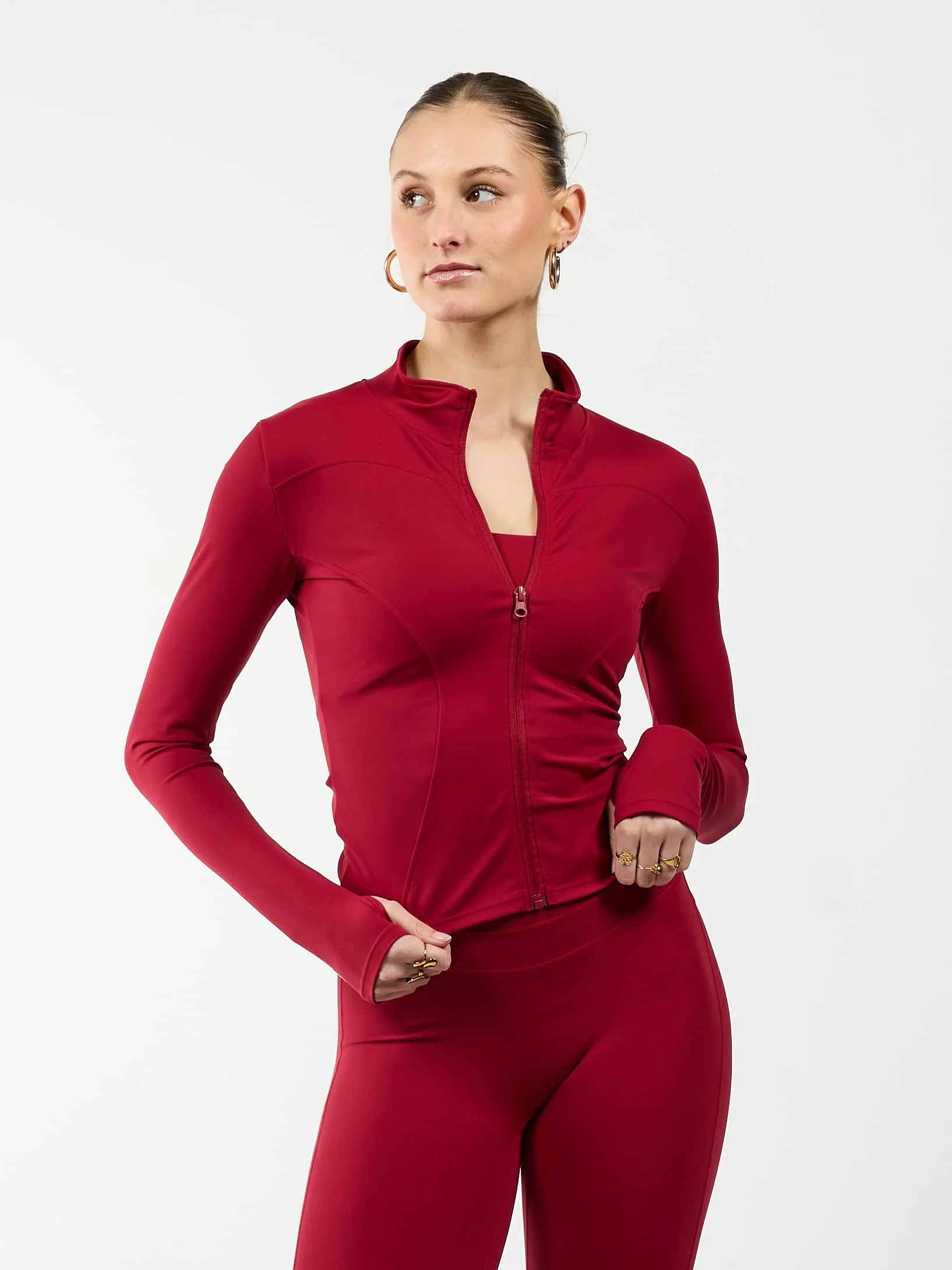 Zip Vest | Sport | Bordeaux | Tall