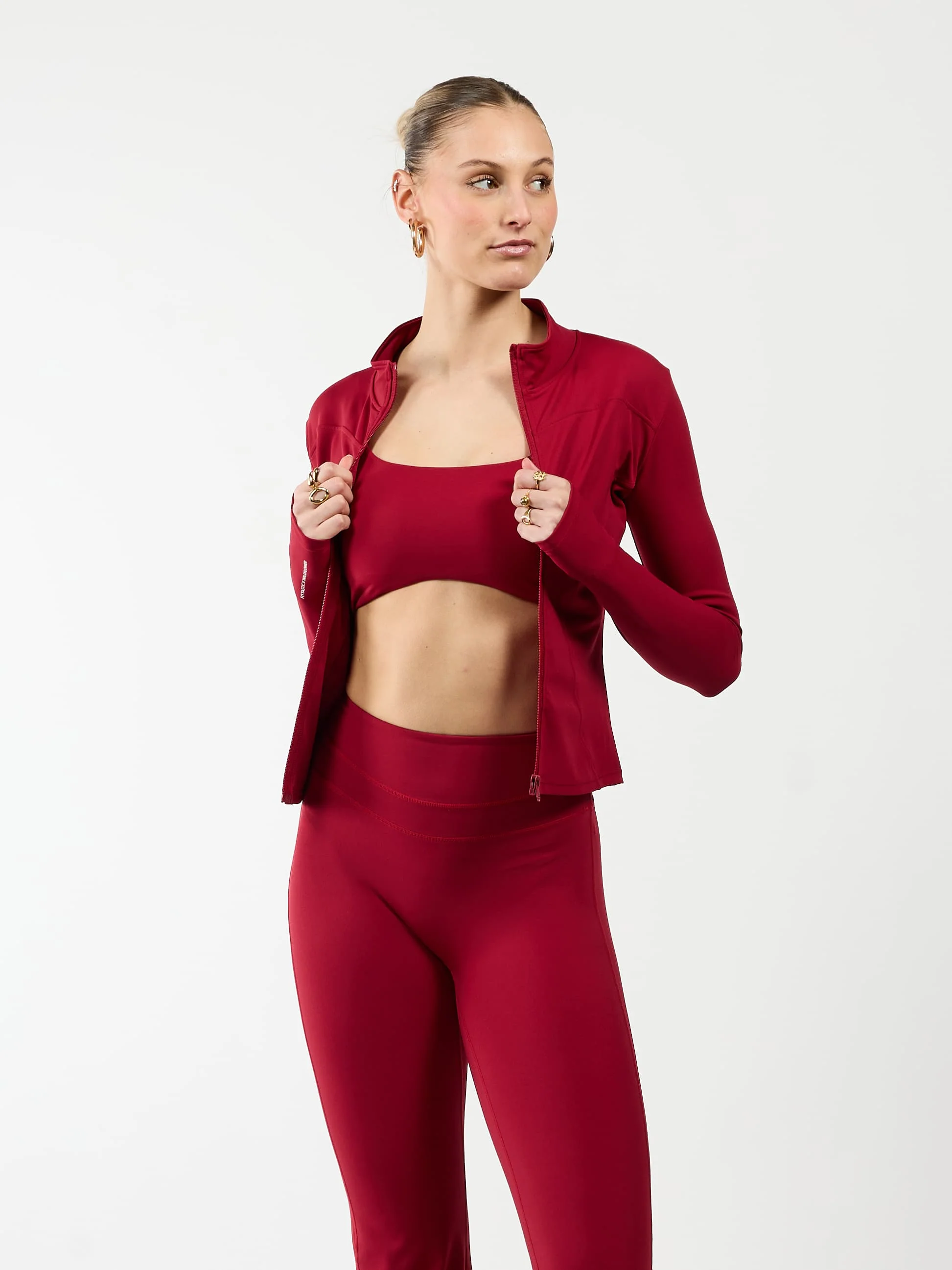 Zip Vest | Sport | Bordeaux | Tall - Image 3