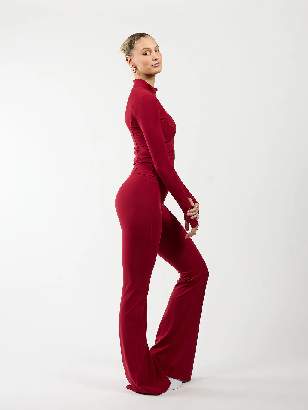 Zip Vest | Sport | Bordeaux | Tall - Image 6