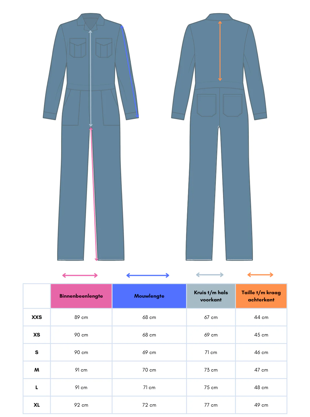 Zoë Denim Jumpsuit | Straight leg | Stretch | Donkerblauw | Tall - Image 12