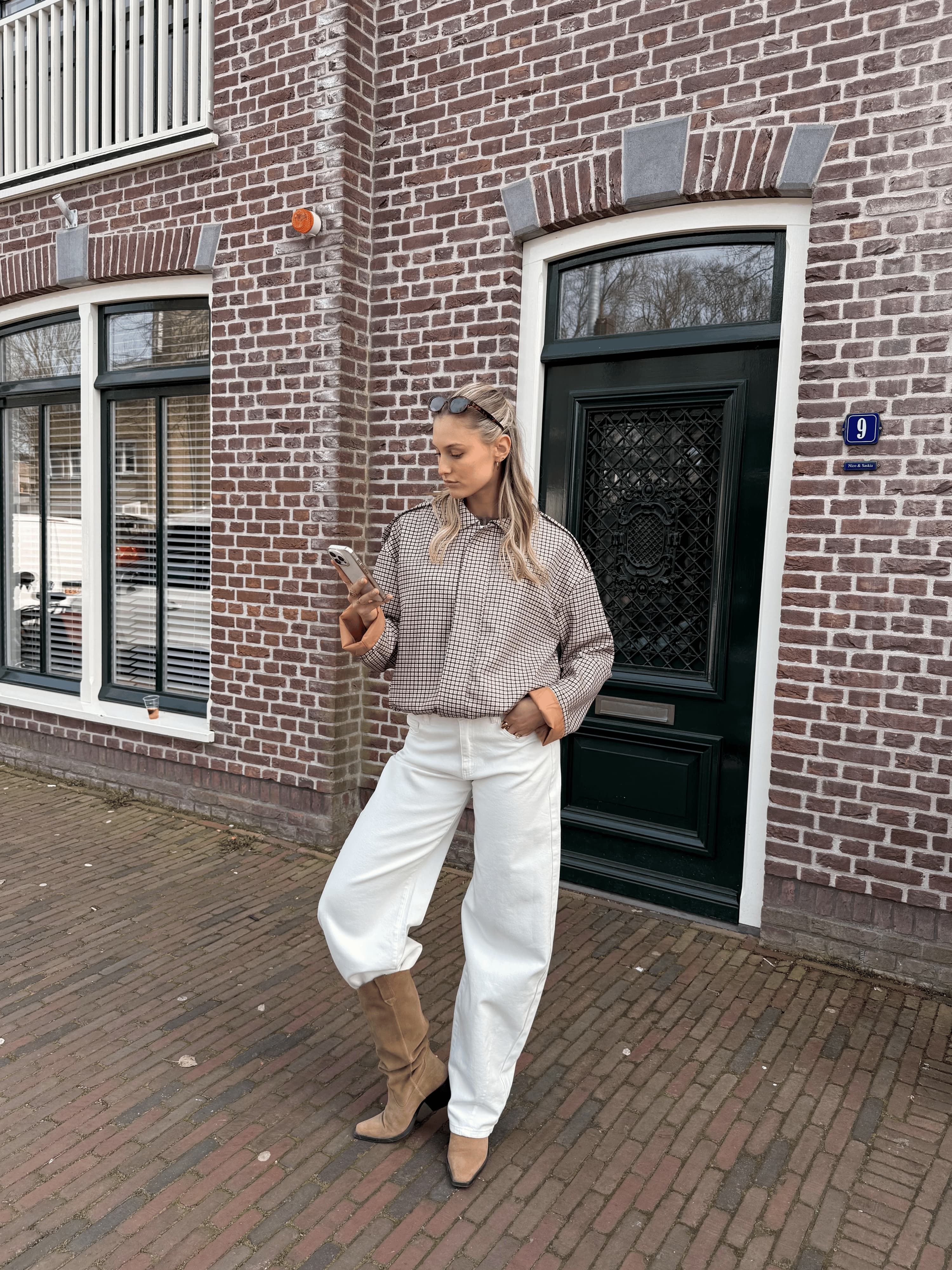 Zoey Barrel Jeans | Mid-waist | Wit | Stretch | Tall - Image 8